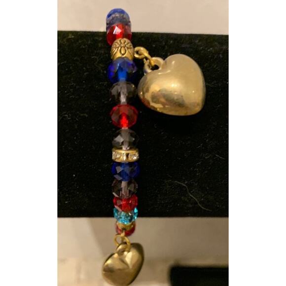 Colorful Elastic 4 Heart Bracelet - Picture 1 of 1